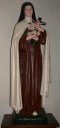 Statue sur socle : Sainte Thérèse de l'Enfant-Jésus