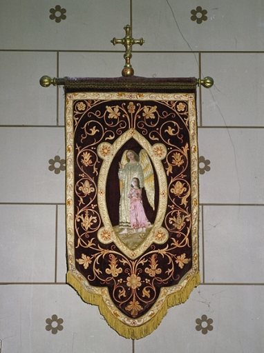 Bannière de procession : L'ange gardien