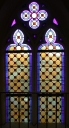Ensemble des 4 verrières décoratives des baies 1 à 4