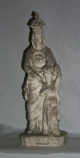 Statuette 5 : Vierge à l'Enfant, dite Notre-Dame du Sacré-Cœur