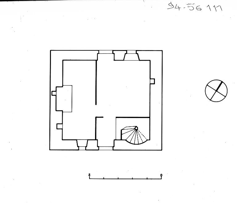 Maison de prêtre, rue du Bô (Saint-Servant-sur-Oust)