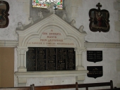 Tableau commémoratif des morts de la guerre de 1914 1918