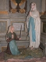 Groupe sculpté : Vierge, dite Notre-Dame de Lourdes et sainte Bernadette Soubirous