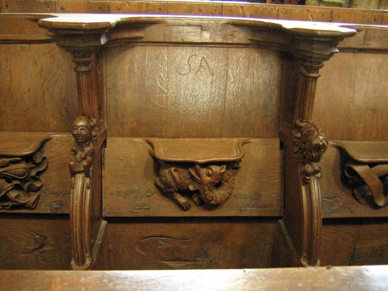 Cathédrale Saint-Tugdual : stalle 28