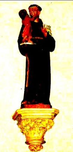 Statue sur culot : Saint Antoine de Padoue