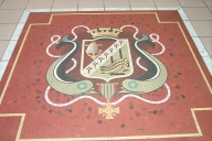 Revêtement de sol : Armoiries de la Richardais