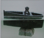 Maquette de bateau de transport : "le coucou" et "la gabarre"