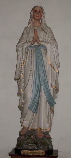 Statue : Vierge, dite Notre-Dame de Lourdes