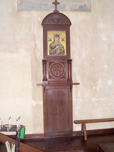 Objet de dévotion encadré