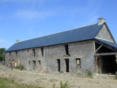 Alignement de maisons, le Clos Louet (Saint-Thurial)