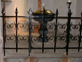 Paire de clôtures de chapelle