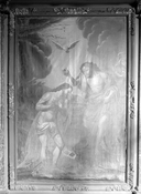 Tableau, cadre : Baptême du Christ, église paroissiale Sainte-Marie-Madeleine (Mondevert)