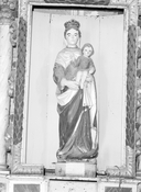 Statue (d'applique, petite nature) : Vierge à l'Enfant (3), église paroissiale Saint-Pierre Saint-Paul (Kergrist)