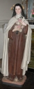 Statue : sainte Thérèse de l'Enfant-Jésus (Lanhélin fusionnée en Mesnil-Roc'h en 2019)