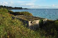 Corps de garde crénelé, batterie de La Ferrière (Locmaria)