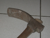 Outil de charpentier de marine : herminette