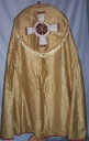Ensemble d'une chape, d'un voile huméral et d'une étole pastorale