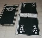 Ensemble de 4 tentures funéraires