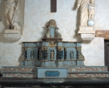 Retable et 2 gradins du maître-autel