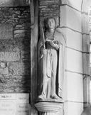 Statue : Sainte Catherine d'Alexandrie, chapelle Saint-Gobrien (Saint-Servant-sur-Oust)