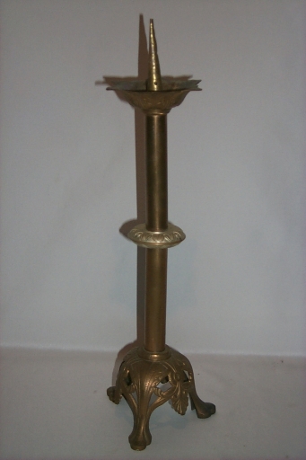 Paire 3 de chandeliers d'autel