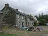 Alignement de maisons, les Landriaux (Sainte-Marie)