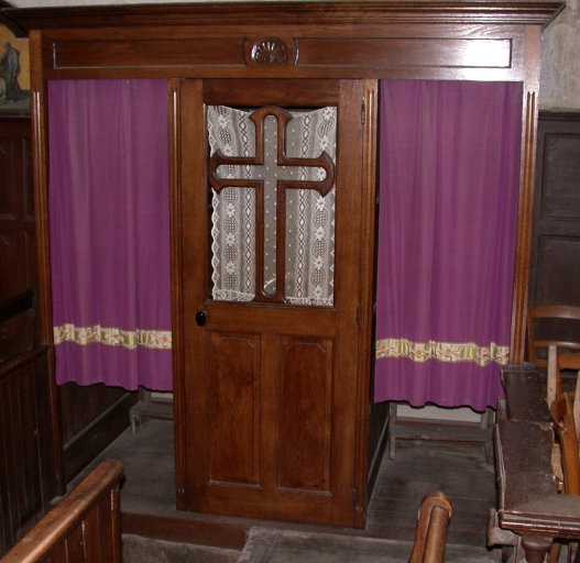 Paire de confessionnaux