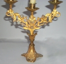 Paire 3 de chandeliers d'église