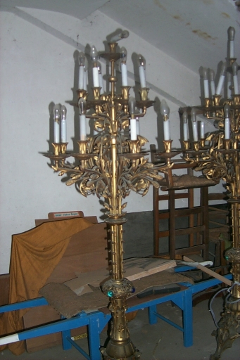 Paire 3 de porte-luminaire