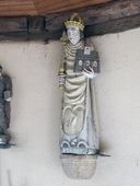 Statue : Saint Louis, chapelle Saint-Barnabé (Sérent)