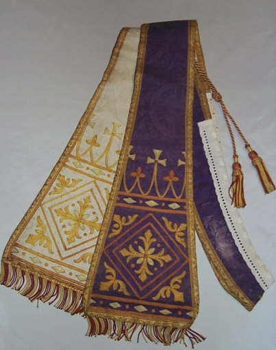 Étole pastorale réversible