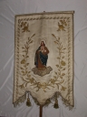 Bannière de procession : Sacré Coeur, Immaculée Conception