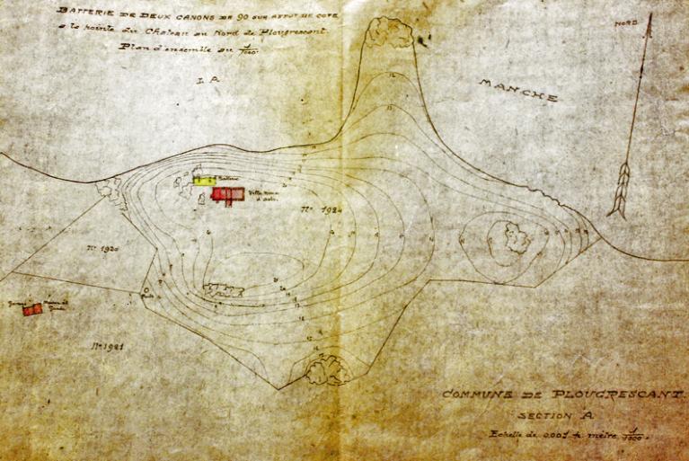 Poste de défense contre les sous-marins, pointe du Château (Plougrescant)