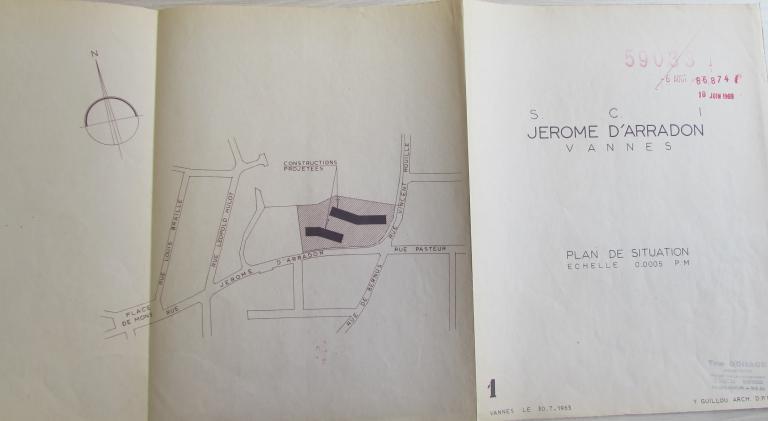 Résidence Jérôme d'Arradon, 6-8 rue Jérôme d'Arradon, 30 rue Vincent Rouillé (Vannes)