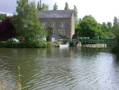 Moulin à farine du Mottay, actuellement maison, écluse du Mottay (Evran)