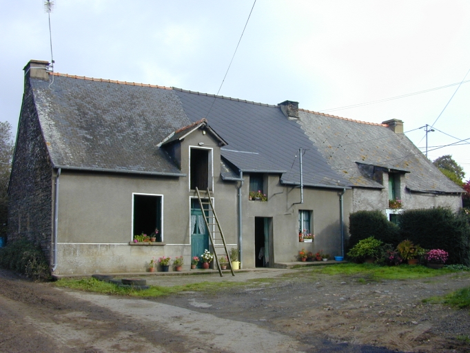 Alignement de deux maisons, l'Aunay Hingan (Renac)