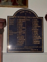 Tableau commémoratif des morts de la guerre 1914-1918