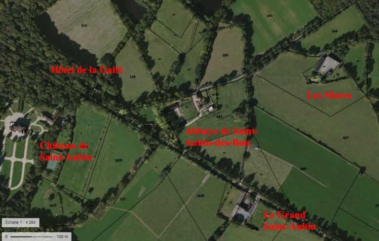 Abbaye, Saint-Aubin-des-Bois (Plédéliac)