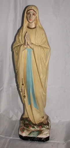 Statuette 3 : Vierge, dite Notre-Dame de Lourdes