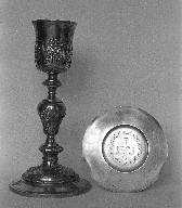 Calice & patène 3, église Saint-Pierre (Sérent)