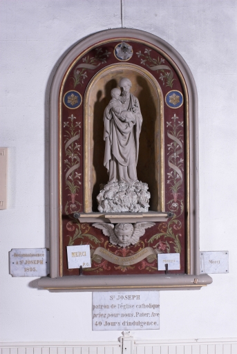 Statue : Saint Joseph et l'Enfant Jésus