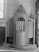 Confessionnal (2), église paroissiale Notre-Dame-de-Lorette (Séglien)