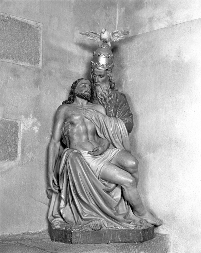 Groupe sculpté : la Trinité n° 2