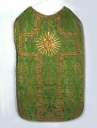Ornement vert 1 : chasuble, étole