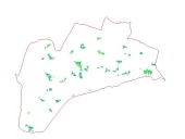 Les maisons et les fermes sur la commune de La Chapelle-de-Brain
