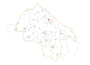 Les maisons et les fermes sur la commune de Nouvoitou