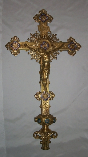 Croix de procession & sa hampe