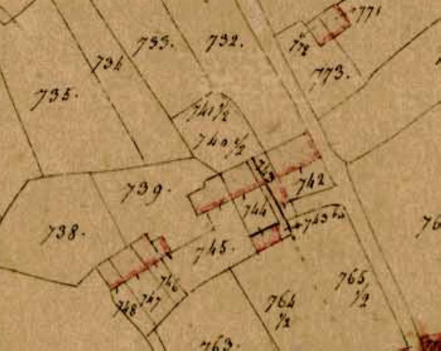 Alignement de maisons et de dépendances, Trémagouët (Québriac)