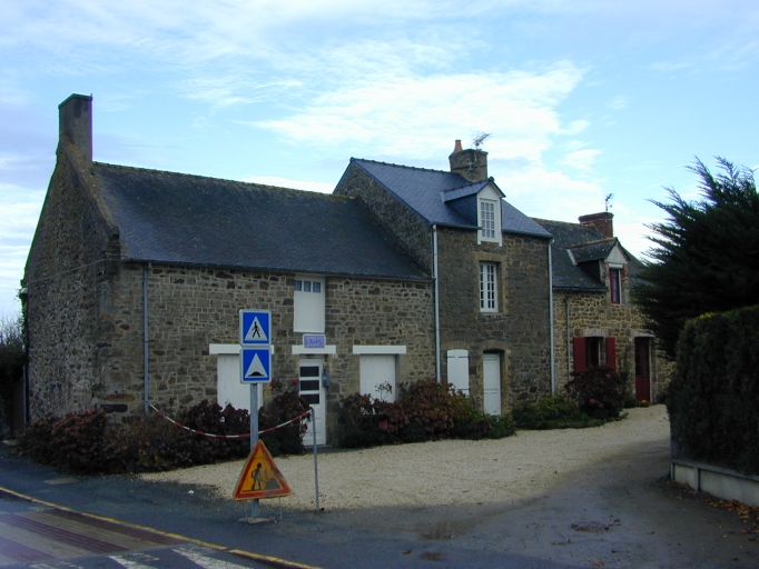 Alignement de maisons, 2-6 rue des Bas Chemins (Saint-Coulomb)