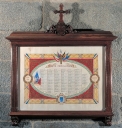 Tableau commémoratif des morts de la guerre 1914-1918 (Saint-Pierre-de-Plesguen fusionnée en Mesnil-Roc'h en 2019)